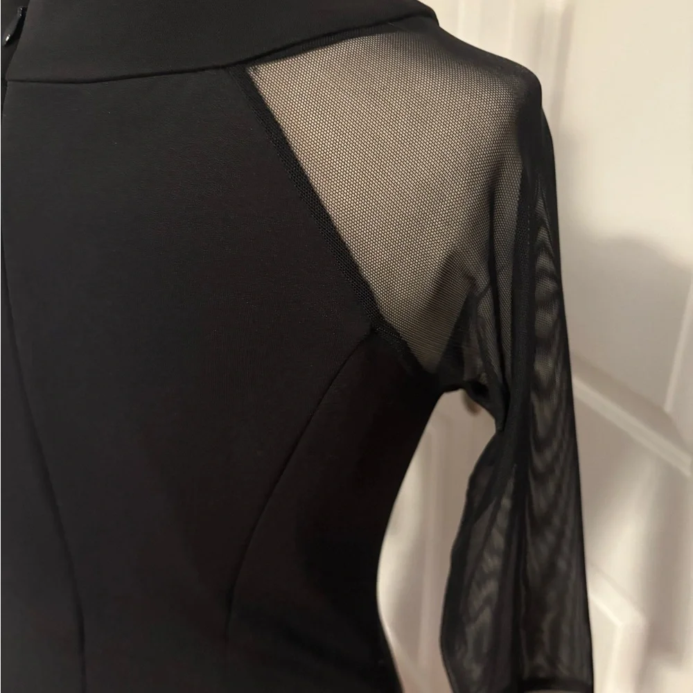 Elegant Black Cocktail Dress, size 10 - Picture 5 of 8